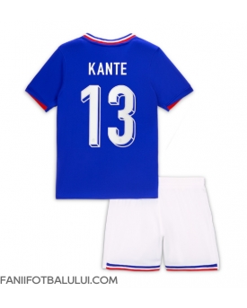 Franța Kante #13 Echipament de Fotbal Replică European 2024 Copii Acasa (+ Șorturi)
